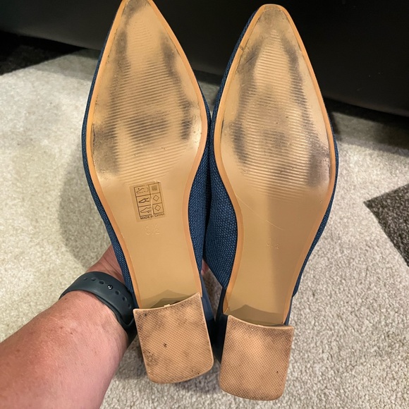 NewBella MOUSSE FIT Pointed Toe Women Heeled Mules in Blue Color - 8.5 - Picture 10 of 12